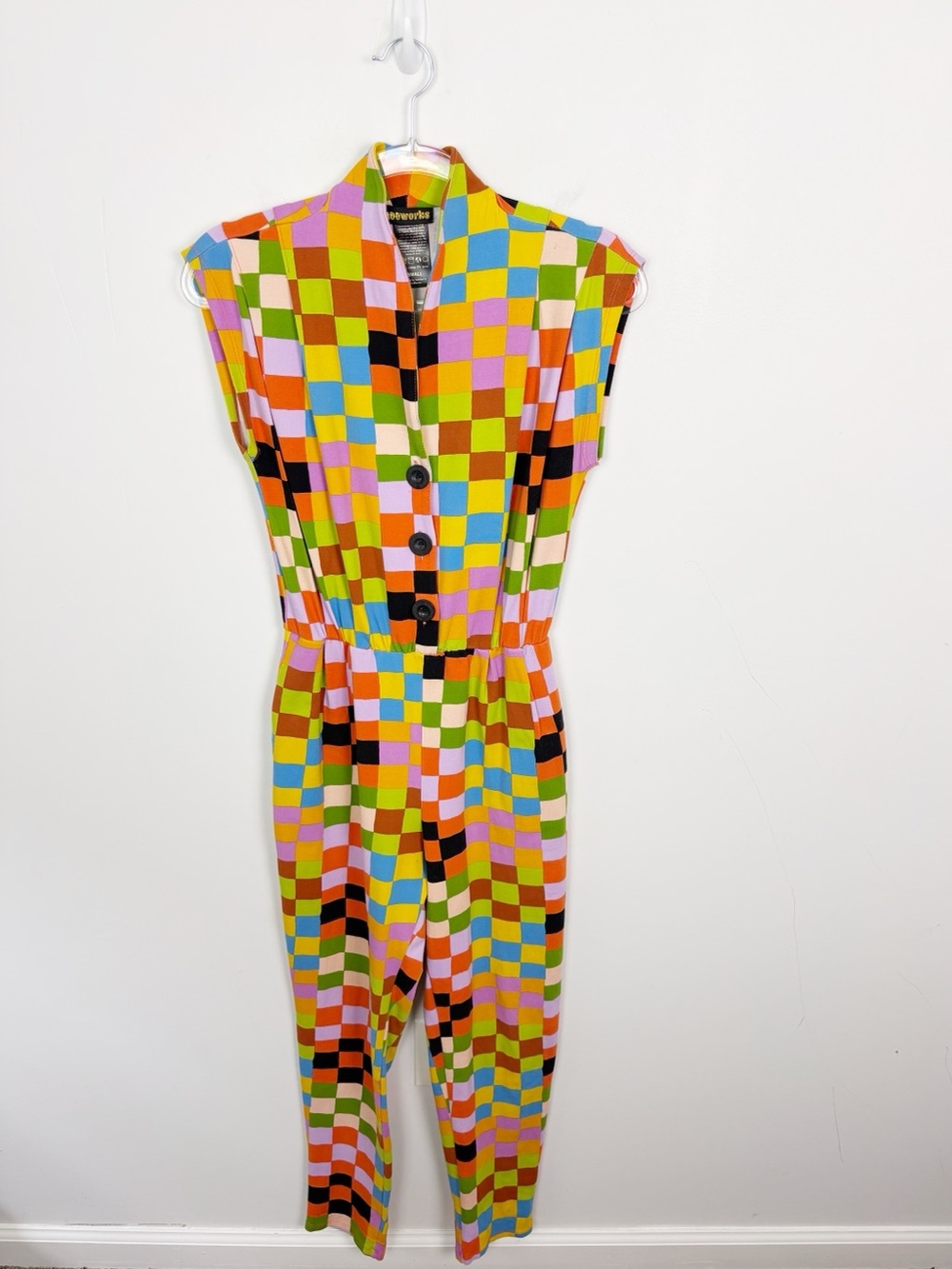 Nooworks Magic Suit Carnival Print Jumpsuit Size Small